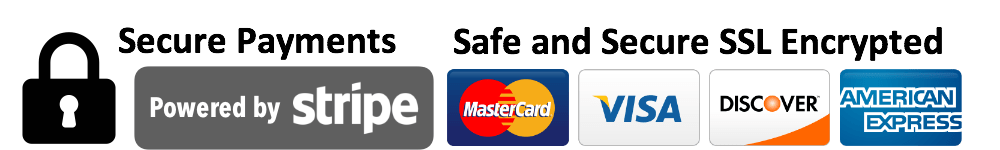 Secure checkout powered by Stripe.