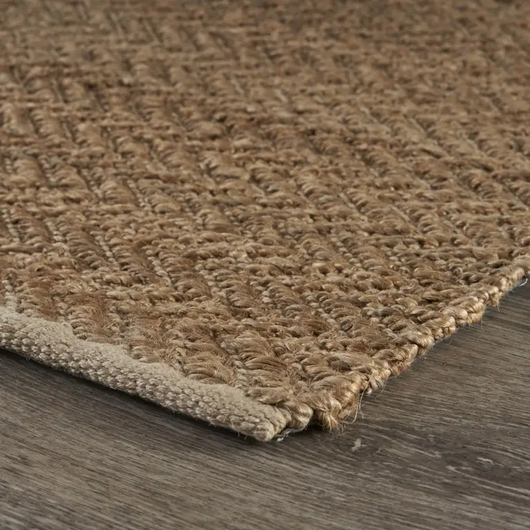 Natural Toned Chevron Pattern Area Rug Photo 5