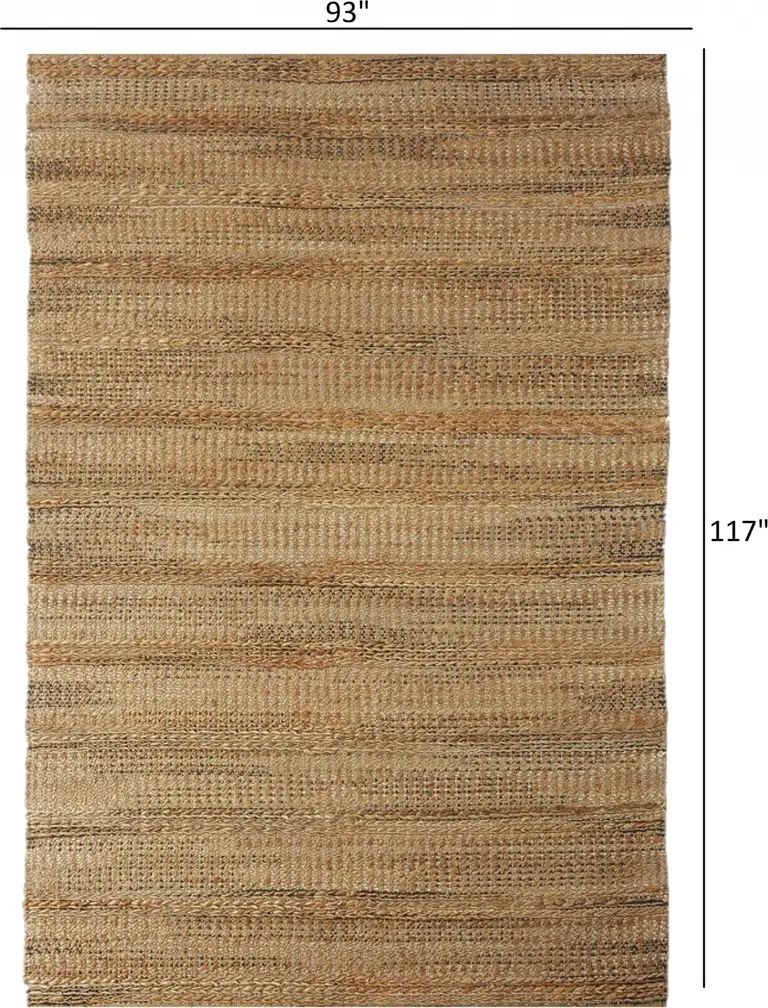 Tan and Gray Intricately Handwoven Area Rug Photo 4