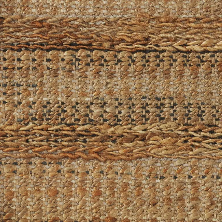 Tan and Gray Intricately Handwoven Area Rug Photo 2