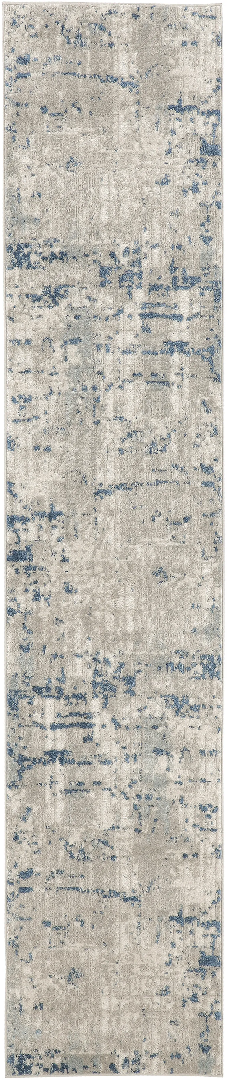 10' Abstract Power Loom Runner Rug Photo 5