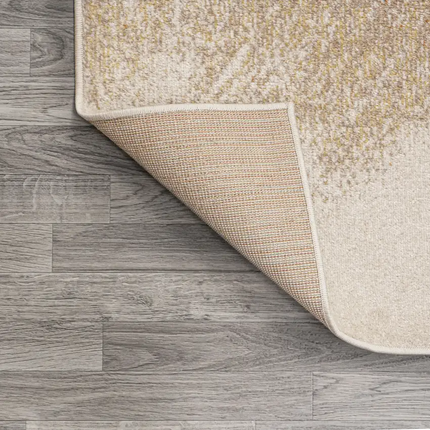 8' Abstract Runner Rug Photo 9