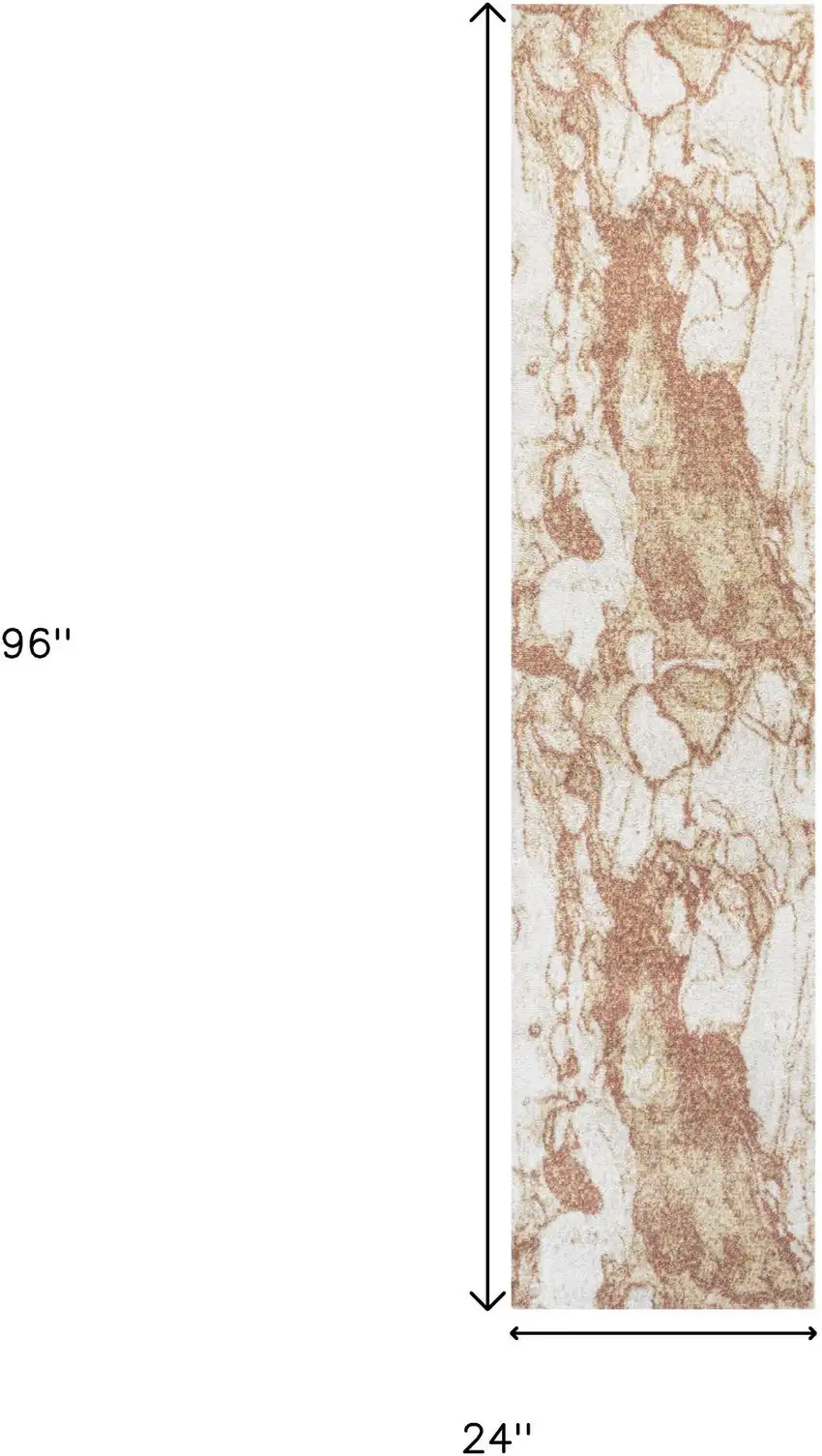 8' Abstract Runner Rug Photo 8