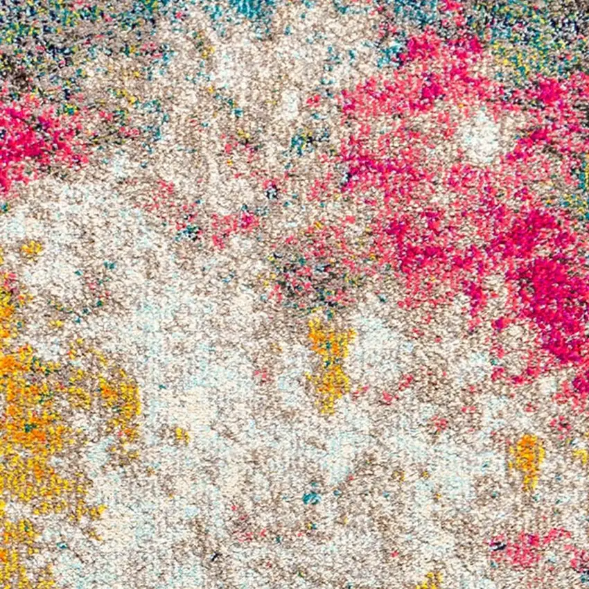 8' Abstract Runner Rug Photo 3