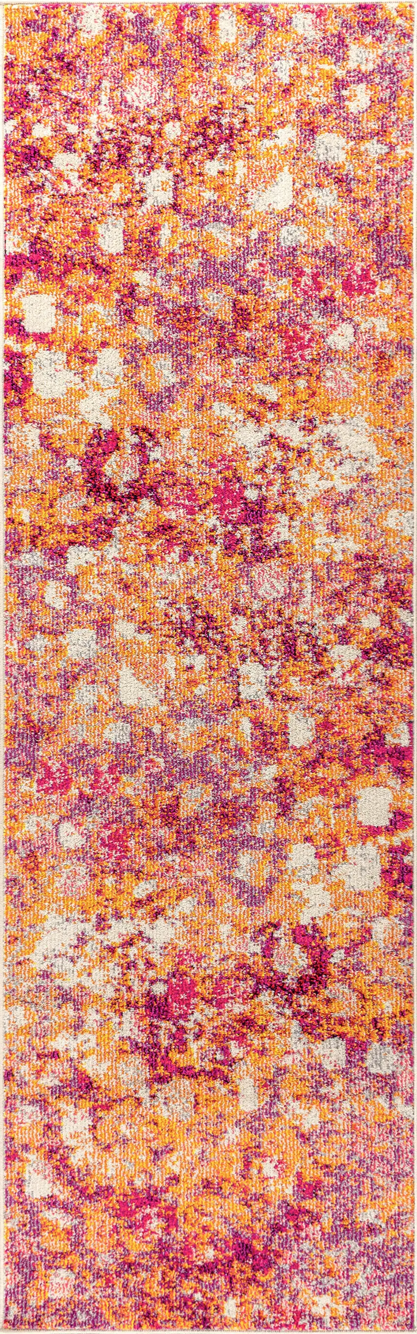 8' Abstract Runner Rug Photo 4