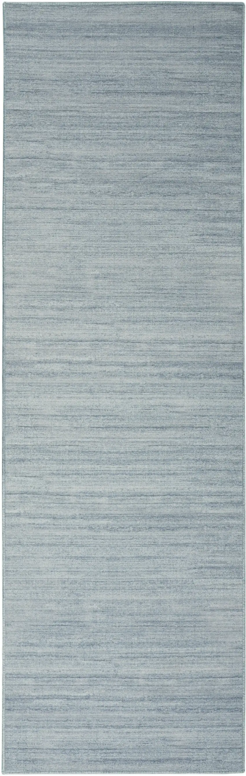 10' Aqua Abstract Washable Runner Rug Photo 2