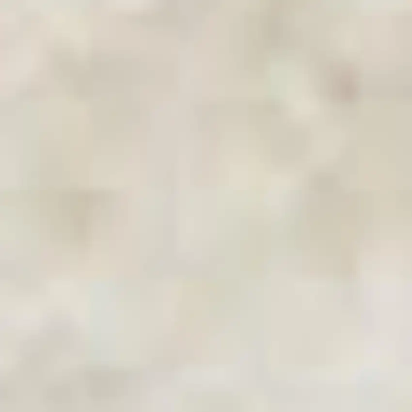 7' Aqua Floral Power Loom Runner Rug Photo 1