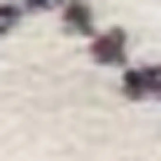 14' Beige And Blue Abstract Runner Rug Photo 5