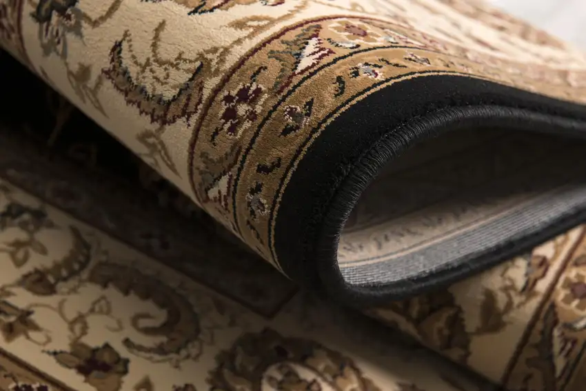 12' Beige And Blue Oriental Runner Rug Photo 8