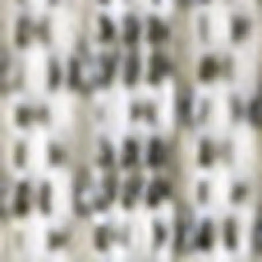 8' Beige And Cream Medallion Indoor Outdoor Runner Rug Photo 2