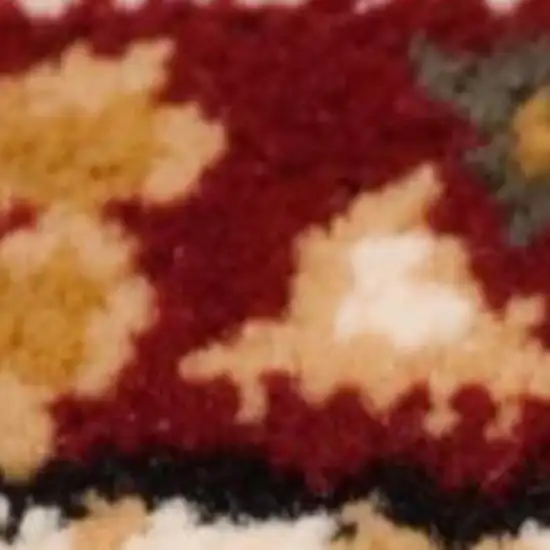 7' Beige And Cream Moroccan Runner Rug Photo 4