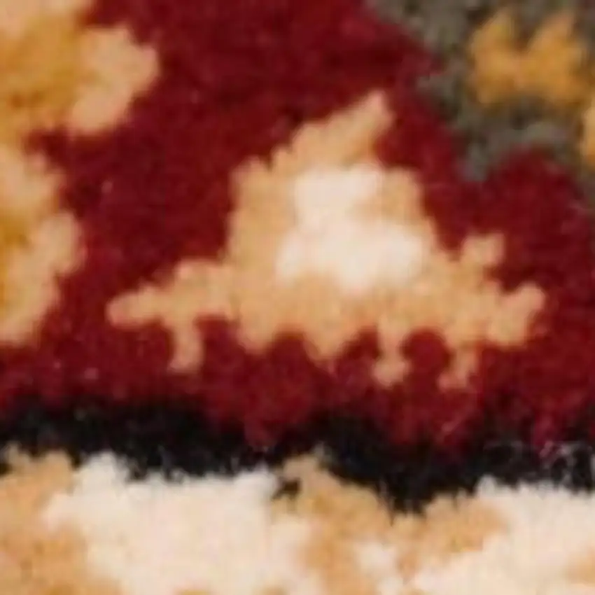 6' Beige And Cream Moroccan Runner Rug Photo 4