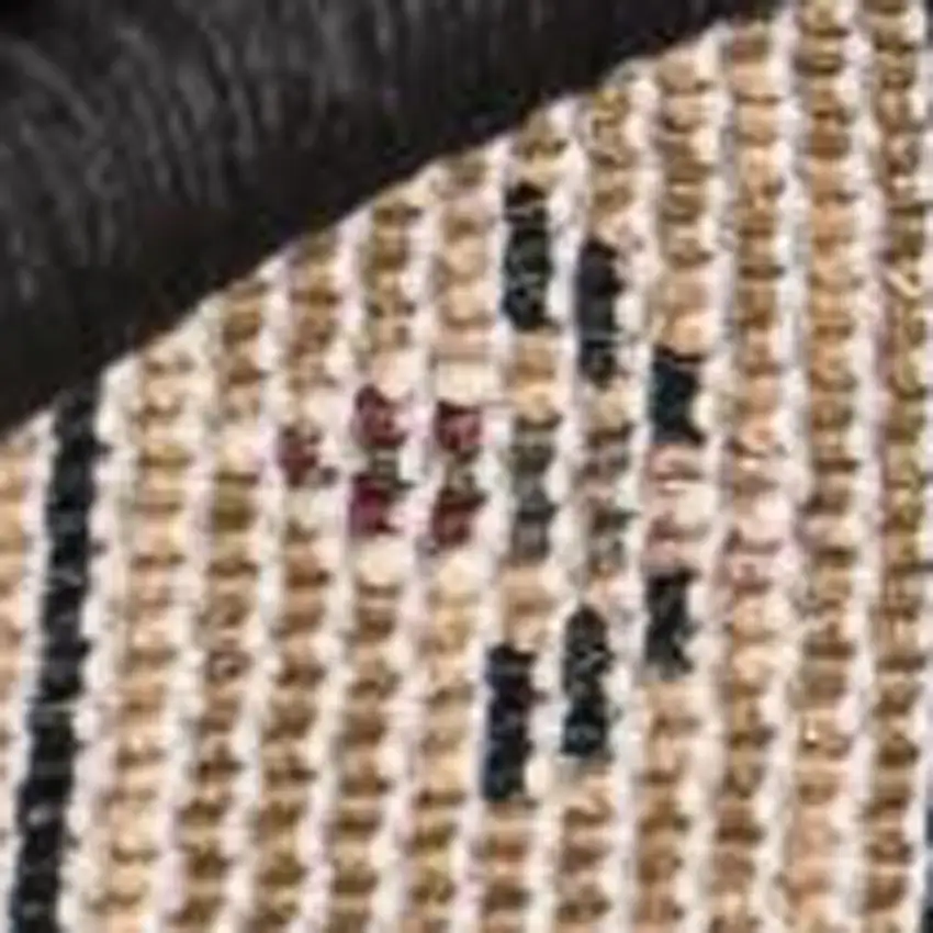 6' Beige And Cream Oriental Runner Rug Photo 5