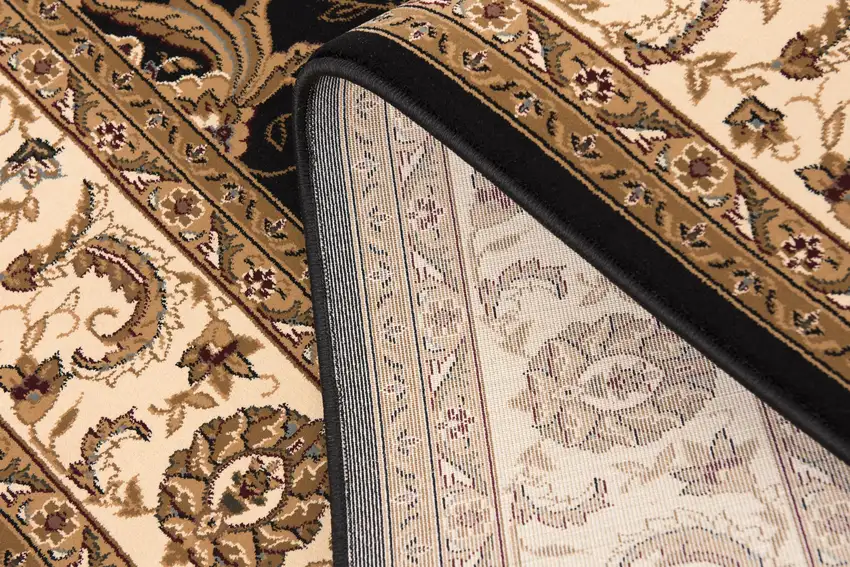 12' Beige And Cream Oriental Runner Rug Photo 7