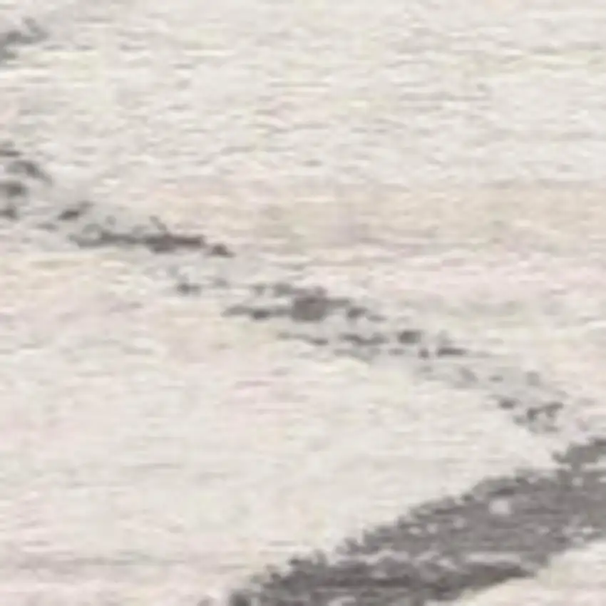 18' Beige And Gray Abstract Runner Rug Photo 3