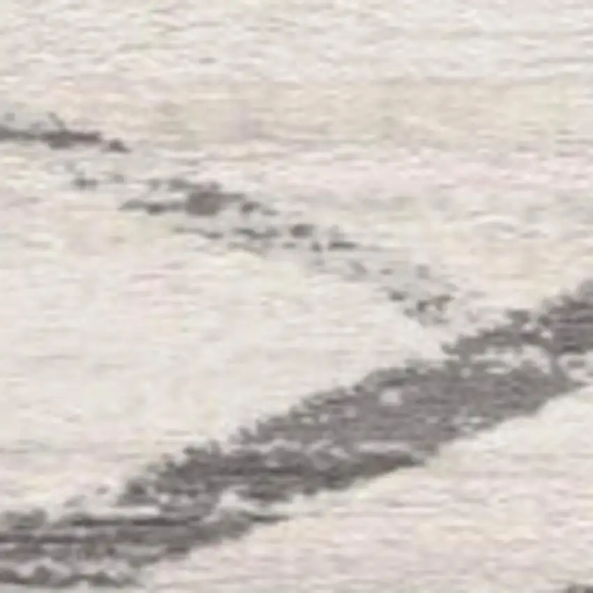 14' Beige And Gray Abstract Runner Rug Photo 3