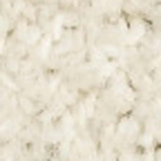 7' Beige And Ivory Abstract Runner Rug Photo 2