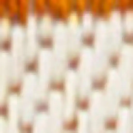 8' Beige And Orange Striped Indoor Outdoor Runner Rug Photo 3