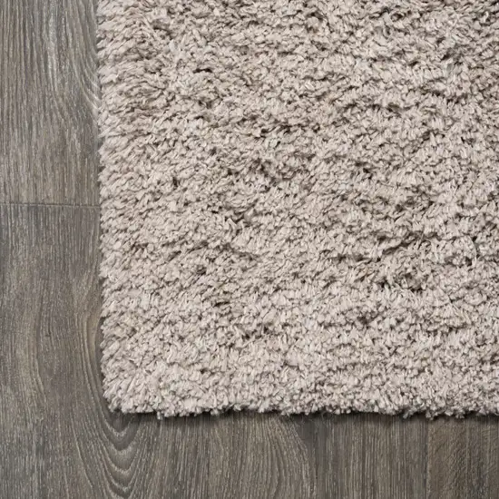 8' Beige Flatweave Runner Rug Photo 9