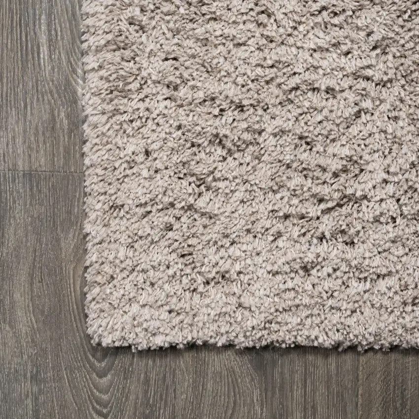 8' Beige Flatweave Runner Rug Photo 9