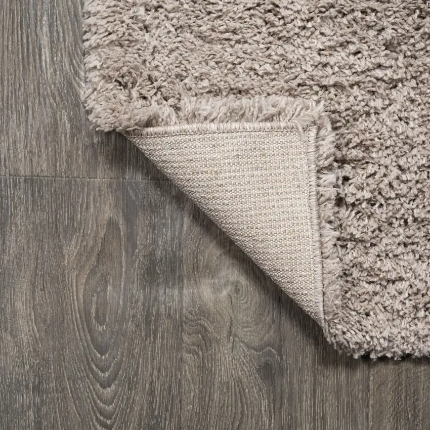 8' Beige Flatweave Runner Rug Photo 8