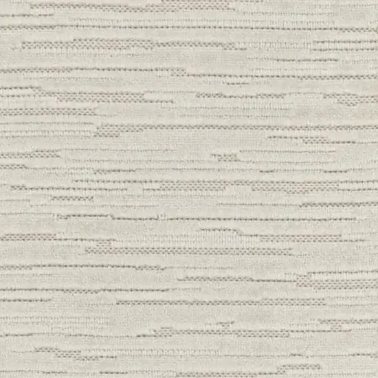 6' Beige Geometric Runner Rug Photo 3