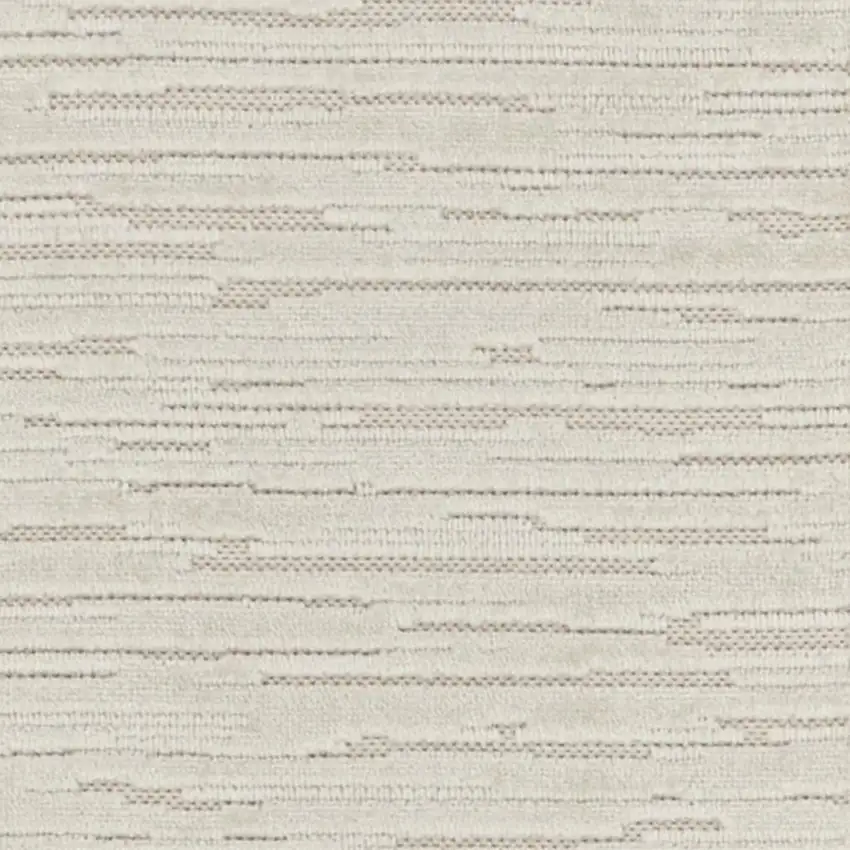 6' Beige Geometric Runner Rug Photo 3