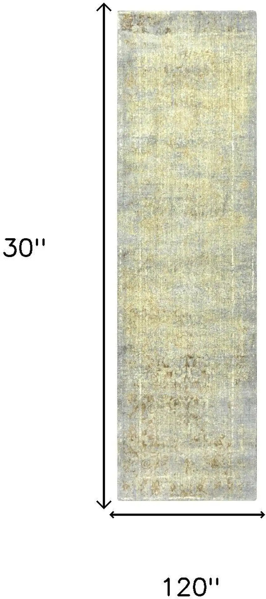 10' Beige Gray And Ivory New Zealand Lambs Wool Oriental Hand Carved Handmade Area Rug Photo 6