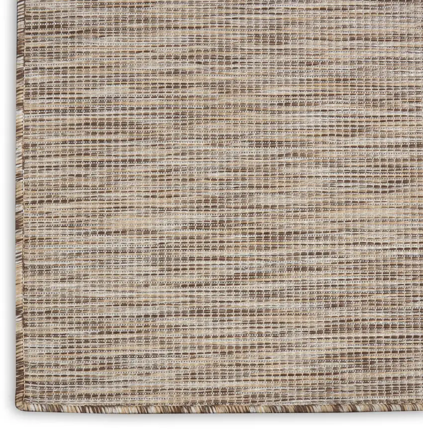 8' Beige Power Loom Runner Rug Photo 4