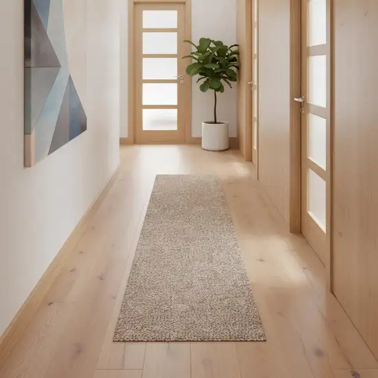 10' Beige Runner Rug Photo 2