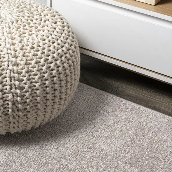 10' Beige Runner Rug Photo 5