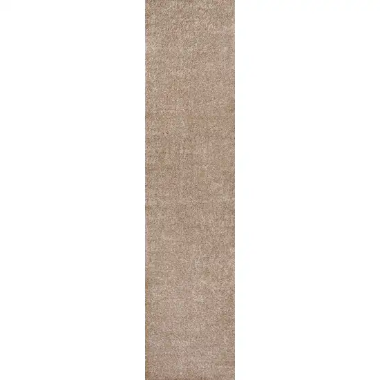 10' Beige Runner Rug Photo 1