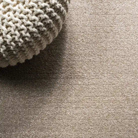 10' Beige Runner Rug Photo 8