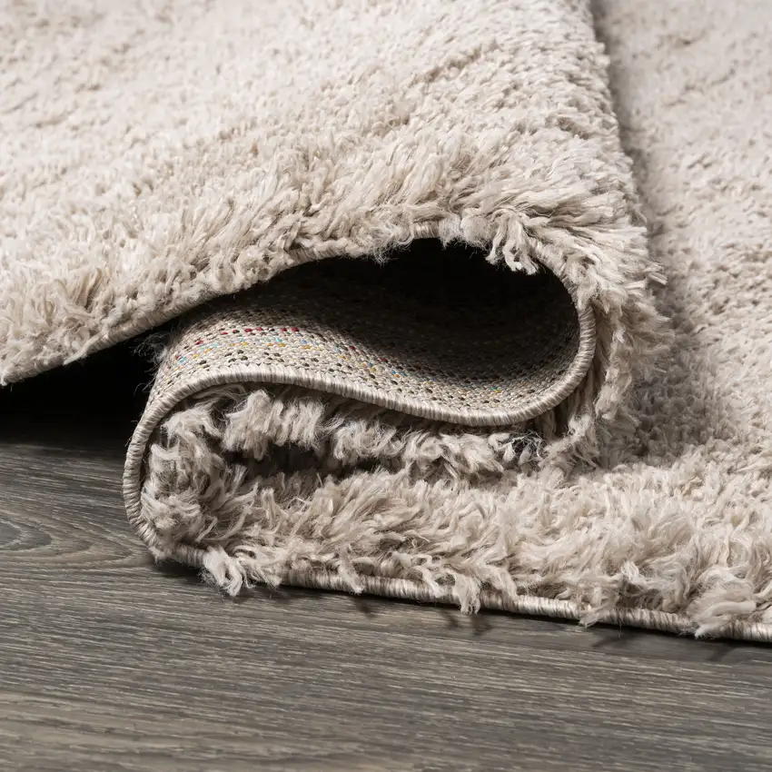 10' Beige Runner Rug Photo 9