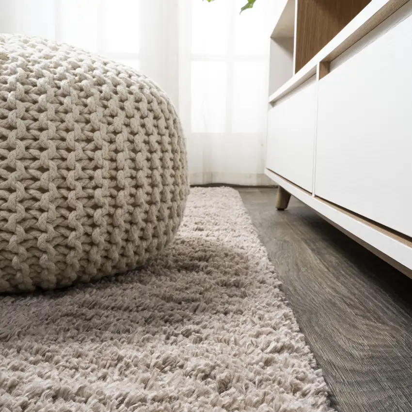 10' Beige Runner Rug Photo 6