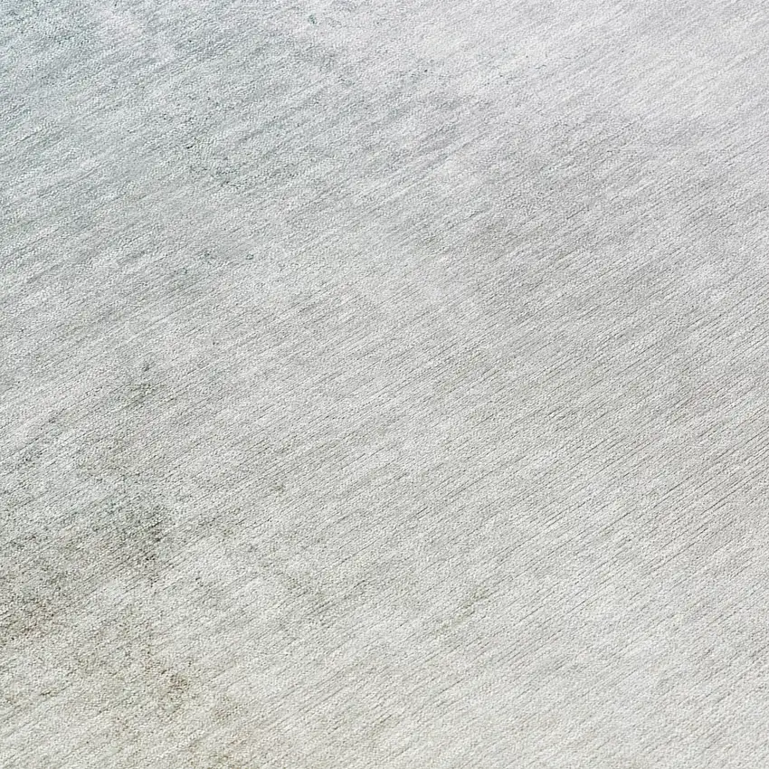 8' Beige Sky Blue And Teal Blue Round Ombre Washable Indoor Outdoor Area Rug Photo 4