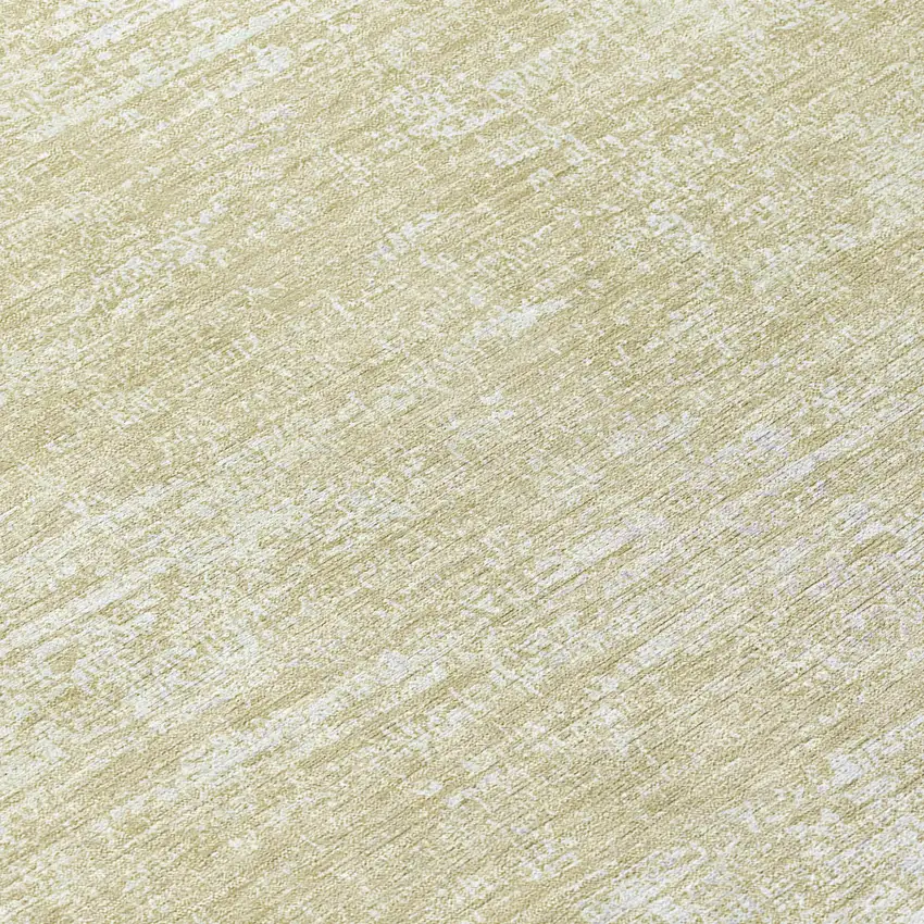 8' Beige Tan And Taupe Round Abstract Washable Indoor Outdoor Area Rug Photo 7