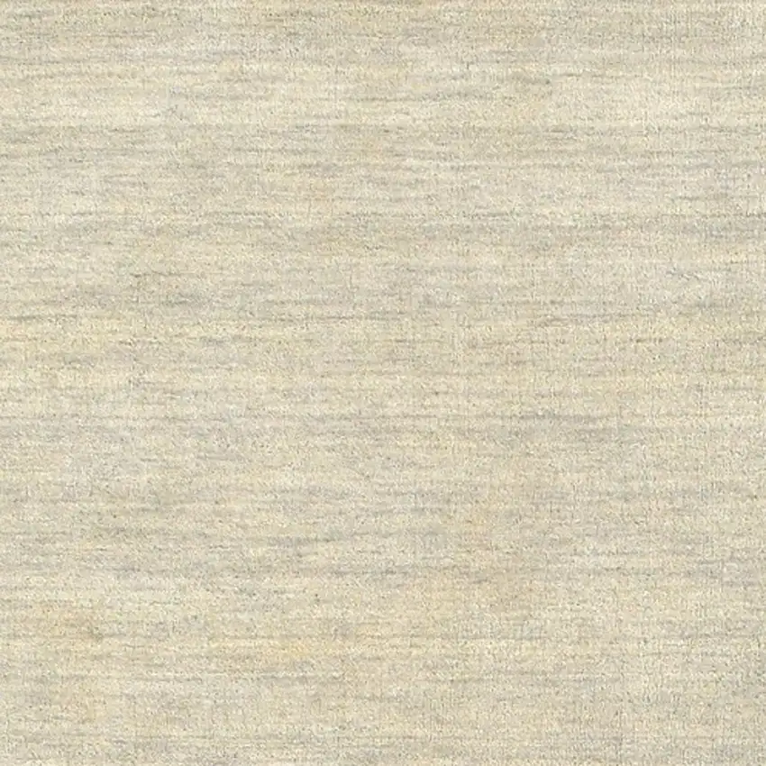 8' Beige Wool Hand Tufted Runner Rug Photo 5