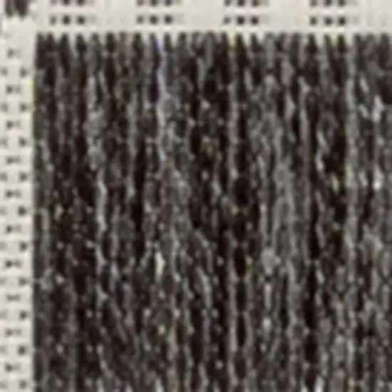 8' Black And Cream Geometric Indoor Outdoor Runner Rug Photo 2