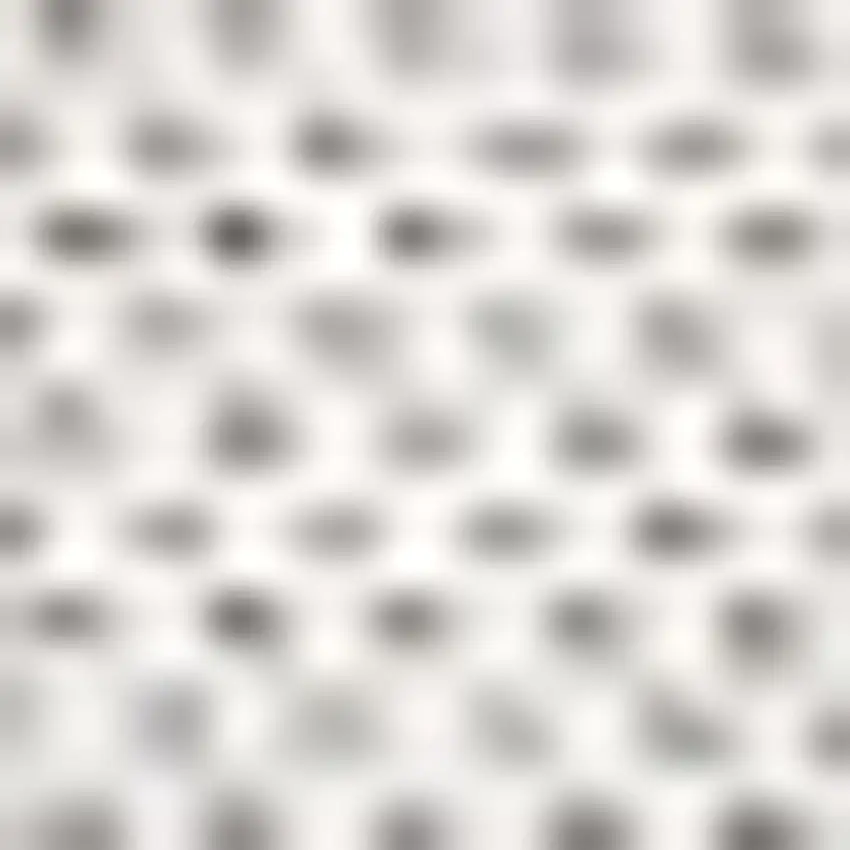 6' Black And Cream Square Striped Indoor Outdoor Area Rug Photo 2