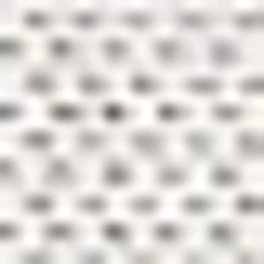 9' Black And Cream Square Striped Indoor Outdoor Area Rug Photo 2