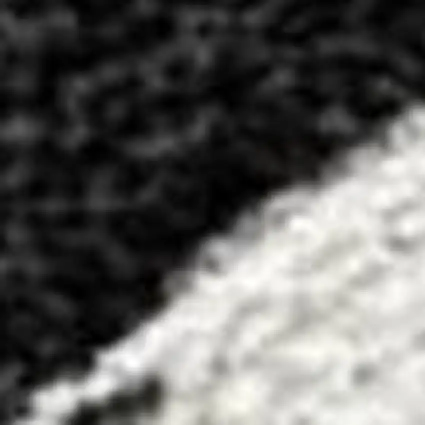 8' Black And Graphite Round Abstract Washable Indoor Outdoor Area Rug Photo 3