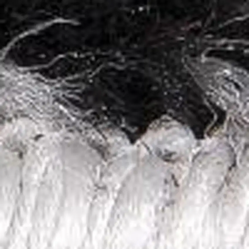 6' Black And Gray Geometric Runner Rug Photo 7