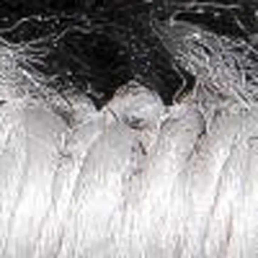 12' Black And Gray Geometric Runner Rug Photo 6