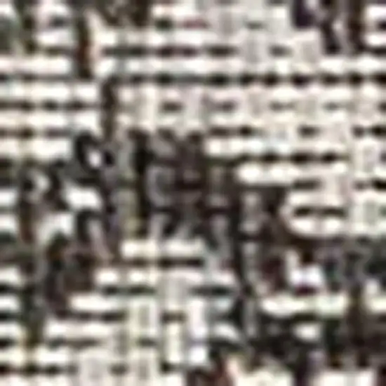 8' Black And Gray Medallion Indoor Outdoor Runner Rug Photo 2