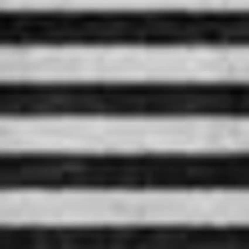 8' Black And Ivory Abstract Geometric Washable Round Rug With UV Protection Photo 3