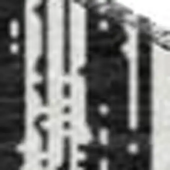 8' Black And Ivory Striped Washable Round Rug With UV Protection Photo 3