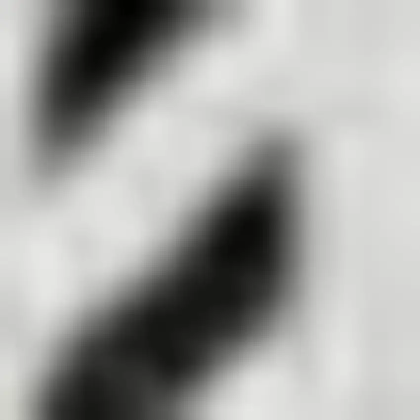 8' Black And Ivory Striped Washable Round Rug With UV Protection Photo 2