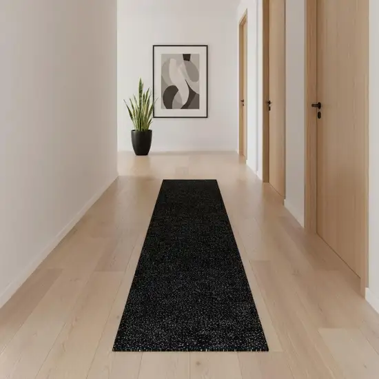 10' Black Runner Rug Photo 2