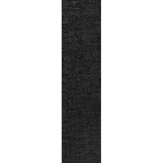 10' Black Runner Rug Photo 1